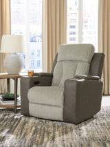 WhipLash Sisal Power Recliner from Ashley - Luna Furniture