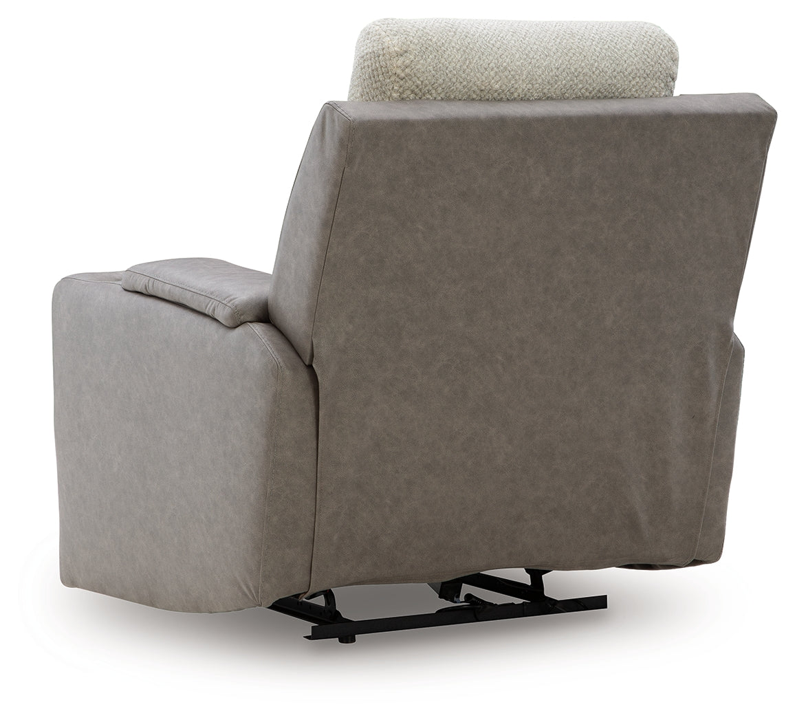 WhipLash Sisal Power Recliner from Ashley - Luna Furniture