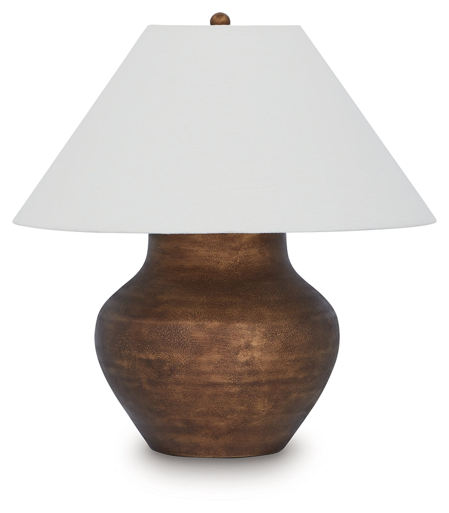 Whitham Antique Copper Finish Table Lamp from Ashley - Luna Furniture
