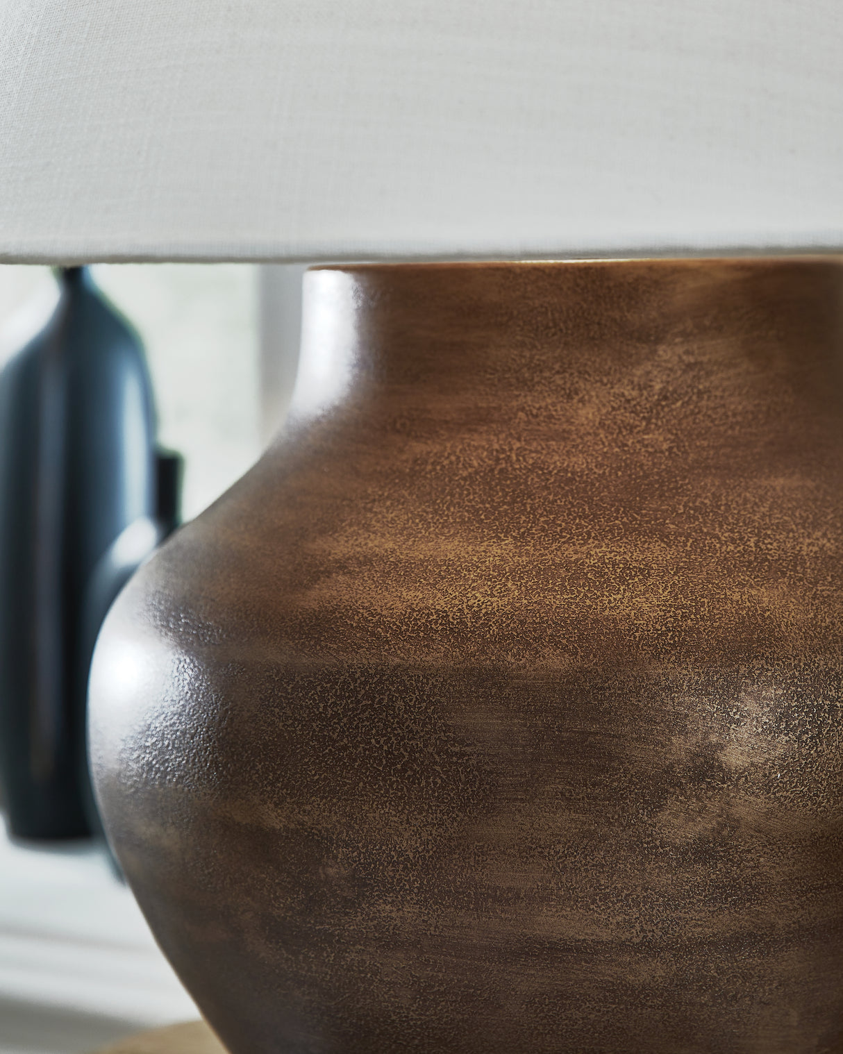 Whitham Antique Copper Finish Table Lamp from Ashley - Luna Furniture