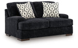 Whitmore Manor Black Pearl Loveseat from Ashley - Luna Furniture