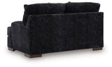 Whitmore Manor Black Pearl Loveseat from Ashley - Luna Furniture