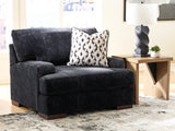 Whitmore Manor Black Pearl Oversized Chair from Ashley - Luna Furniture