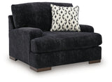 Whitmore Manor Black Pearl Oversized Chair from Ashley - Luna Furniture