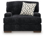 Whitmore Manor Black Pearl Oversized Chair from Ashley - Luna Furniture