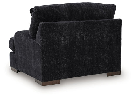Whitmore Manor Black Pearl Oversized Chair from Ashley - Luna Furniture