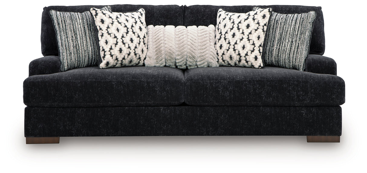 Whitmore Manor Black Pearl Sofa from Ashley - Luna Furniture