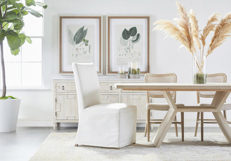 Emerie Media Sideboard in White Wash Pine, White Quartz from Essentials For Living - Luna Furniture