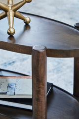 Wiattbury Gray Brown Accent Table from Ashley - Luna Furniture