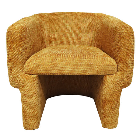Wichita Gold Chenille Lounge Chair from Midinmod - Luna Furniture