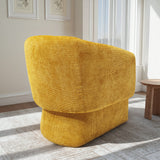 Wichita Gold Chenille Lounge Chair from Midinmod - Luna Furniture