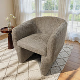 Wichita Light Brown Chenille Lounge Chair from Midinmod - Luna Furniture