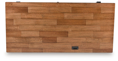 Wildenauer Brown/Black 60" Home Office Desk from Ashley - Luna Furniture