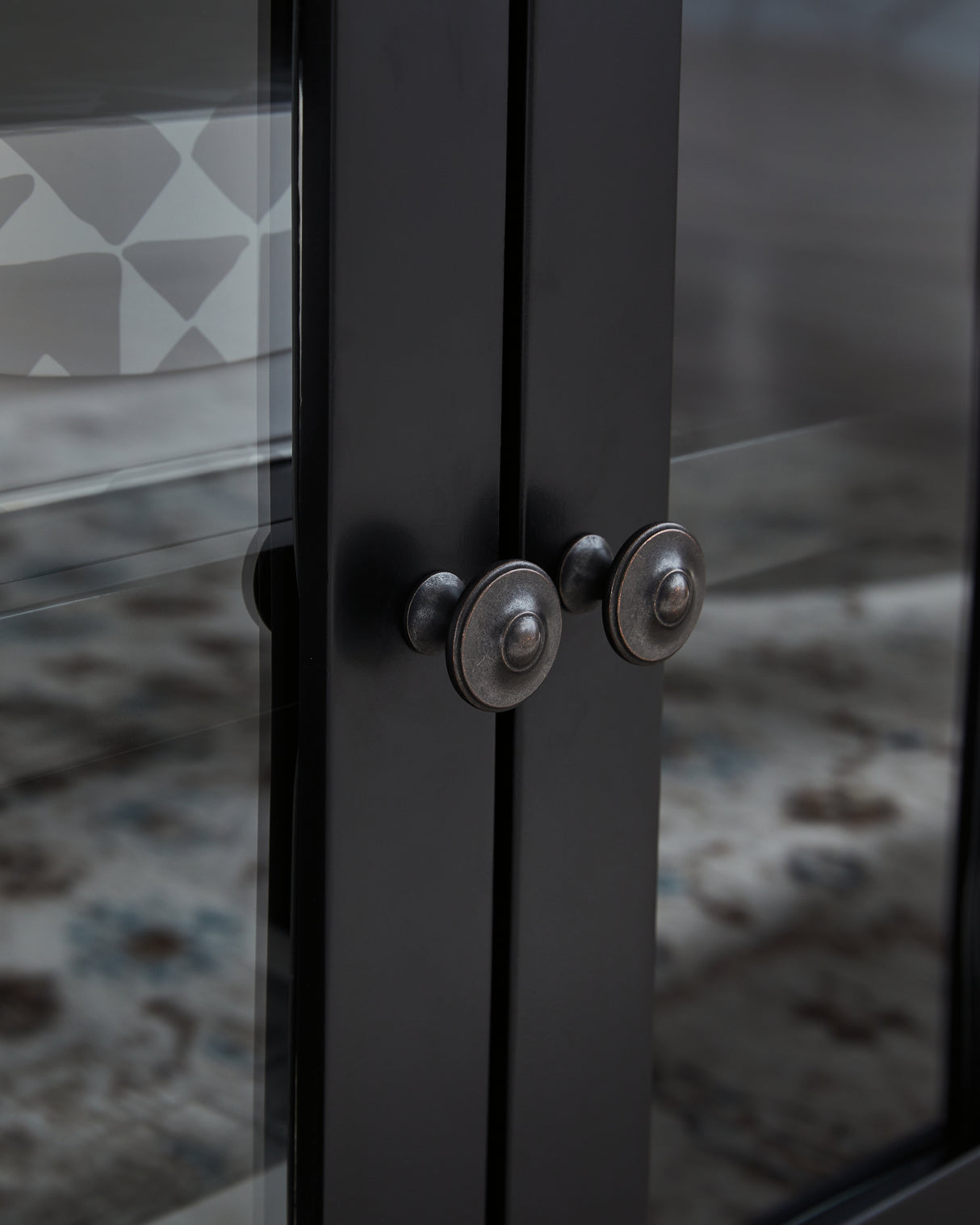 Wildenauer Brown/Black 76" TV Stand from Ashley - Luna Furniture