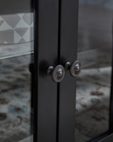 Wildenauer Brown/Black 76" TV Stand from Ashley - Luna Furniture