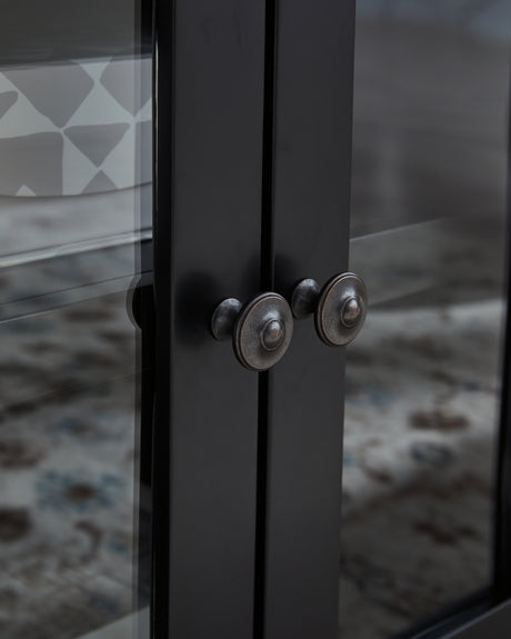 Wildenauer Brown/Black 76" TV Stand from Ashley - Luna Furniture