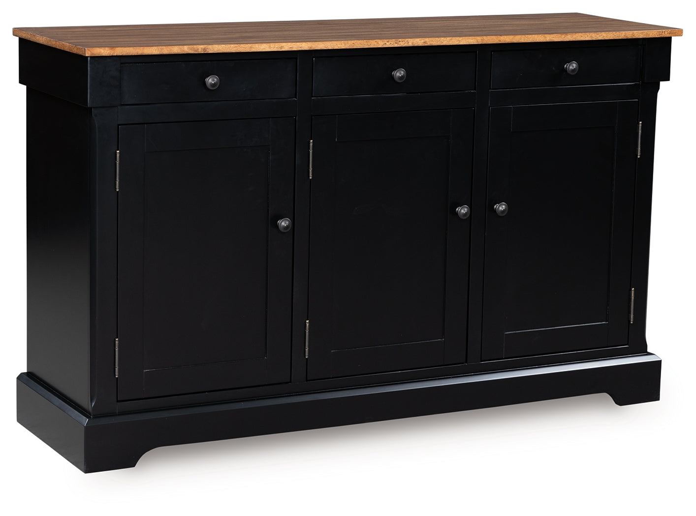 Wildenauer Brown/Black Dining Buffet from Ashley - Luna Furniture