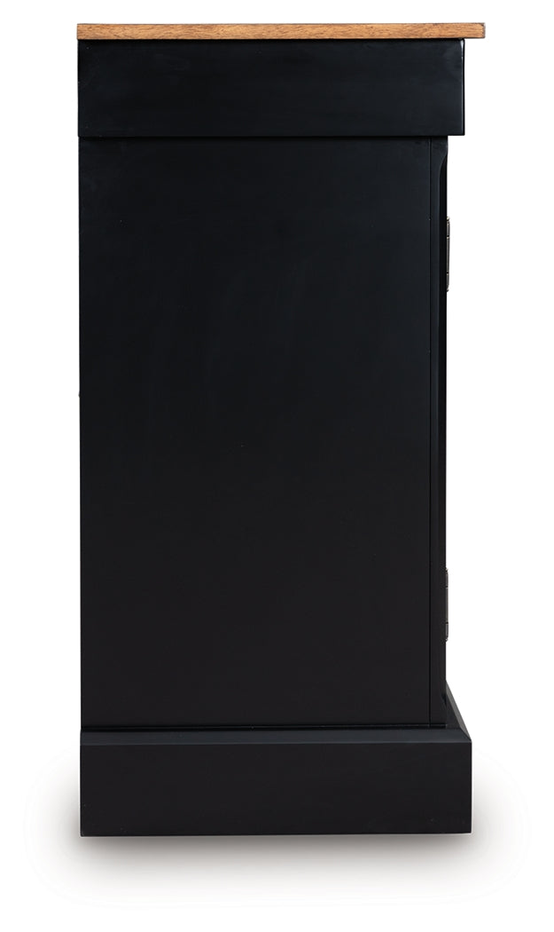 Wildenauer Brown/Black Dining Buffet from Ashley - Luna Furniture