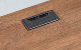 Wildenauer Brown/Black Home Office Desk from Ashley - Luna Furniture