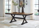 Wildenauer Dining Table and 4 Chairs in Brown/Black from Ashley - Luna Furniture
