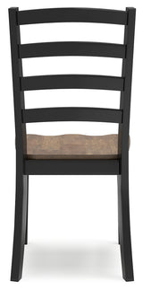 Wildenauer Dining Table and 6 Chairs in Brown/Black from Ashley - Luna Furniture