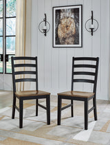 Wildenauer Dining Table and 8 Chairs in Brown/Black from Ashley - Luna Furniture