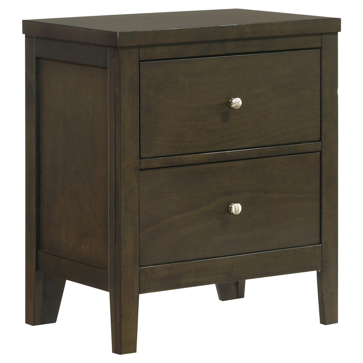 Wilkes Dark Cocoa 2-Drawer Nightstand from Coaster - Luna Furniture