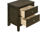 Wilkes Dark Cocoa 2-Drawer Nightstand from Coaster - Luna Furniture