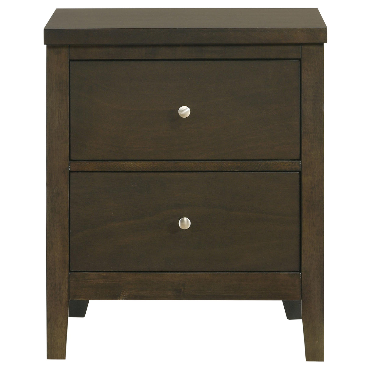 Wilkes Dark Cocoa 2-Drawer Nightstand from Coaster - Luna Furniture