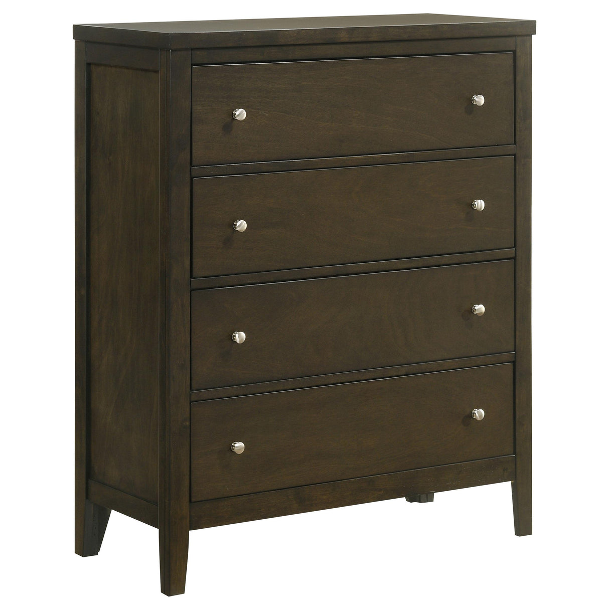 Wilkes Dark Cocoa 4-Drawer Chest from Coaster - Luna Furniture