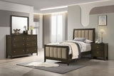 Wilkes 4-piece Twin Bedroom Set Dark Cocoa from Coaster - Luna Furniture
