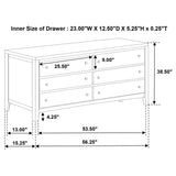 Wilkes 4-piece Twin Bedroom Set Dark Cocoa from Coaster - Luna Furniture