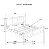 Wilkes 5-piece Eastern King Bedroom Set Dark Cocoa from Coaster - Luna Furniture