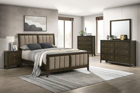 Wilkes Dark Cocoa 5-piece Full Bedroom Set from Coaster - Luna Furniture