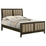 Wilkes Dark Cocoa Upholstered Full Bed from Coaster - Luna Furniture