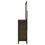 Wilkes 6-drawer Dresser and Mirror Dark Cocoa from Coaster - Luna Furniture
