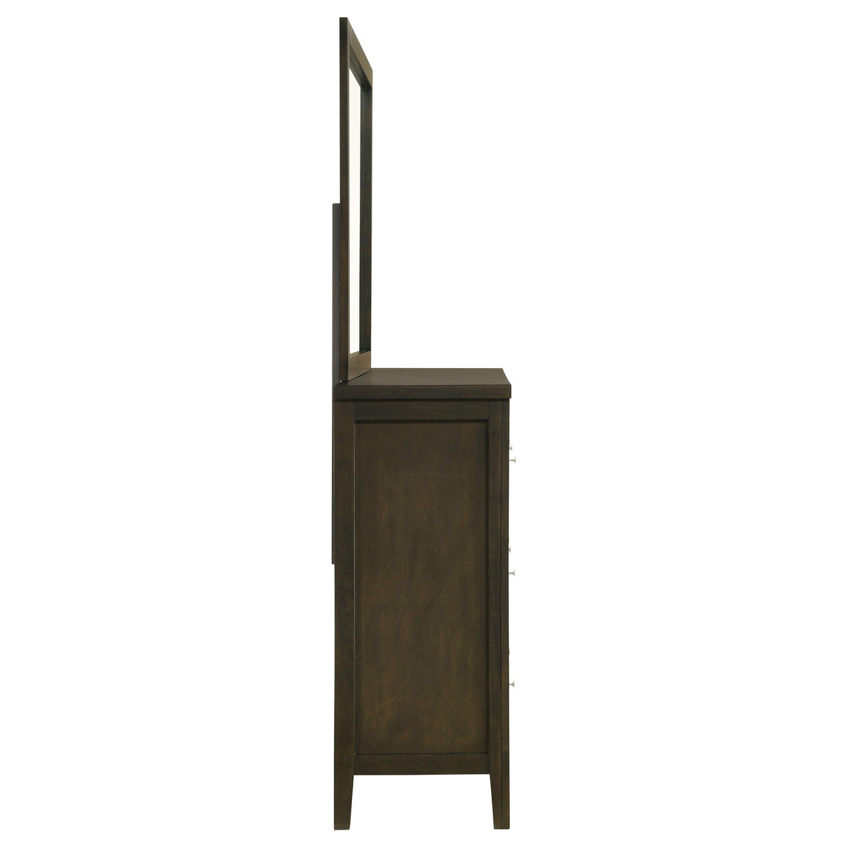 Wilkes 6-drawer Dresser and Mirror Dark Cocoa from Coaster - Luna Furniture