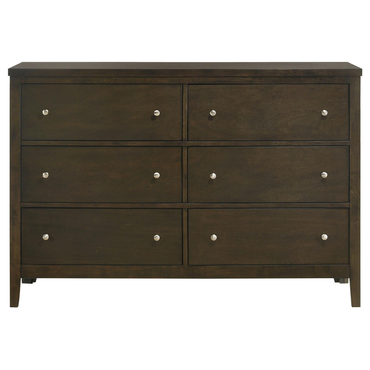 Wilkes Dark Cocoa 6-Drawer Dresser from Coaster - Luna Furniture