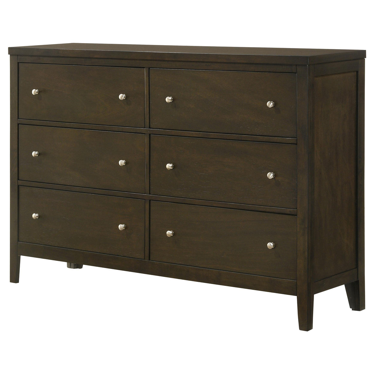 Wilkes Dark Cocoa 6-Drawer Dresser from Coaster - Luna Furniture