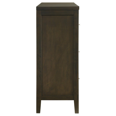 Wilkes Dark Cocoa 6-Drawer Dresser from Coaster - Luna Furniture