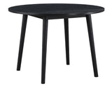 Willow 42″ Round Dining Table, Black from Steve Silver - Luna Furniture