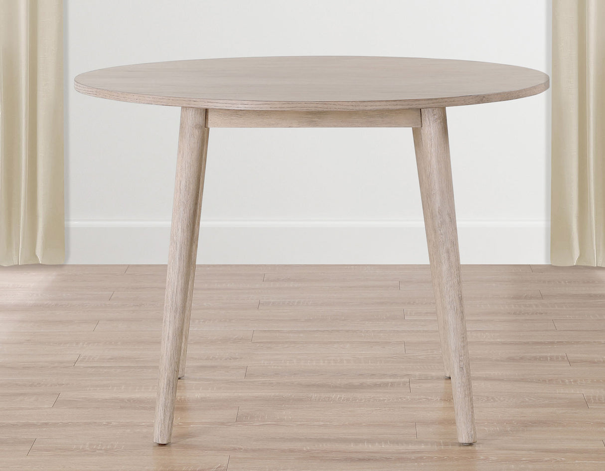 Willow 42″ Round Dining Table, Tan from Steve Silver - Luna Furniture