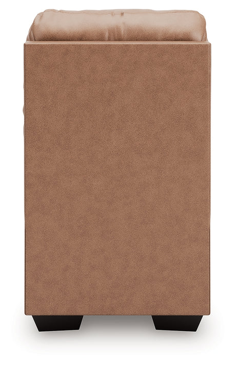 WillowBend Caramel Armless Chair from Ashley - Luna Furniture