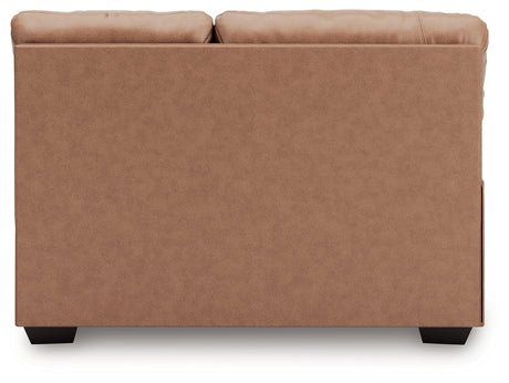 WillowBend Caramel Left-Arm Facing Loveseat from Ashley - Luna Furniture