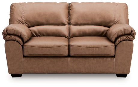 WillowBend Caramel Loveseat from Ashley - Luna Furniture