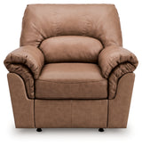 WillowBend Caramel Recliner from Ashley - Luna Furniture