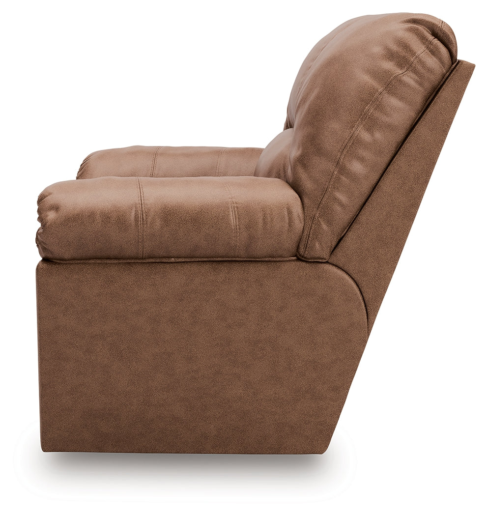 WillowBend Caramel Recliner from Ashley - Luna Furniture