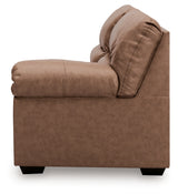 WillowBend Caramel Right-Arm Facing Loveseat from Ashley - Luna Furniture
