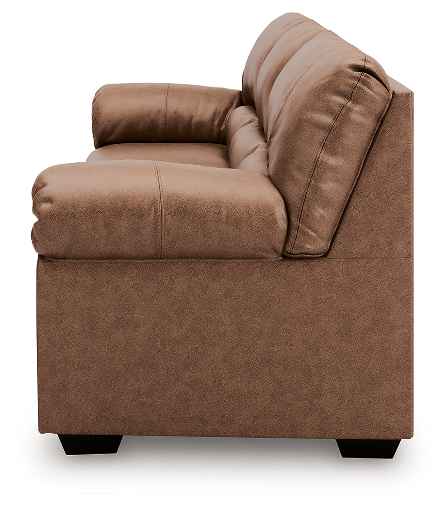WillowBend Caramel Sofa and Loveseat from Ashley - Luna Furniture