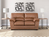 WillowBend Caramel Sofa and Loveseat from Ashley - Luna Furniture
